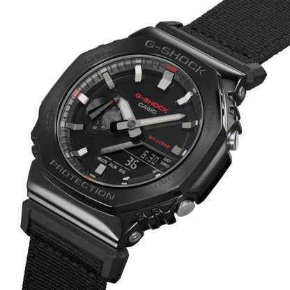 G-Shock G1373 Metal Case & Cloth Strap Full Black
