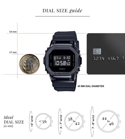 G-SHOCK 5600BB METAL BODY BLACK