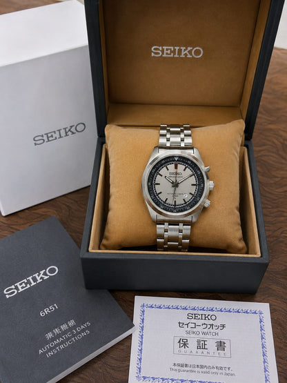 Prospex cream dial watch presented in Seiko box